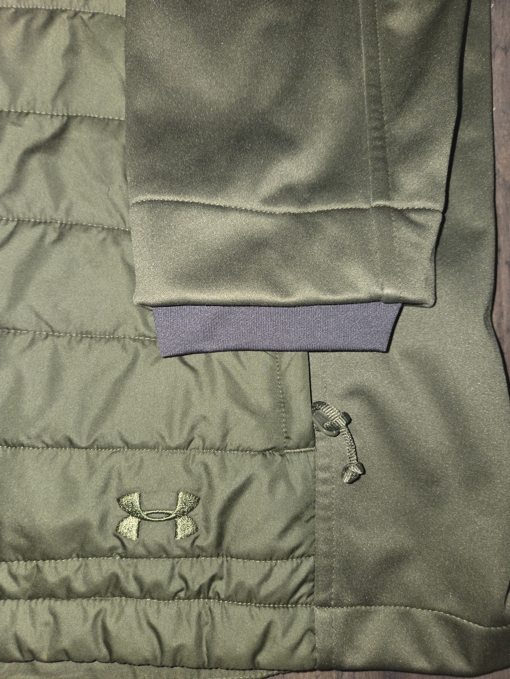 Under Armour storm lightweight hooded storm jacket full zip green Large - Picture 5 of 7